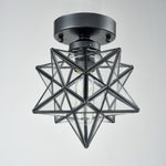 Moravian star ceiling light fixture industrial modern ceiling lamp