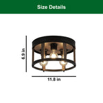 3 Light fixture lights black ceiling lighting wood kitchen ceiling lamps