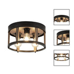 3 Light fixture lights black ceiling lighting wood kitchen ceiling lamps