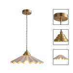 11.8 IN hangable light gold light fixture matel pendant light