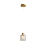 Vintage bedroom light gold pendant light brass, glass hanging lamp