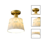 E14 base bulb light gold light fixture metal ceiling light