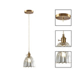 5.9 Inch hanging light gold hanging light fixtures glass, metal pendant lights