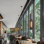 3 pack concrete linear pendant light modern industrial hanging cement pendant lighting