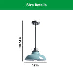 Modern pendant light sea green light fixture  metal bathroom light