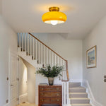 11.02 inch bedroom light brown ceiling light glass kitchen light