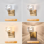 Antique vanity light brass bathroom light metal wall light