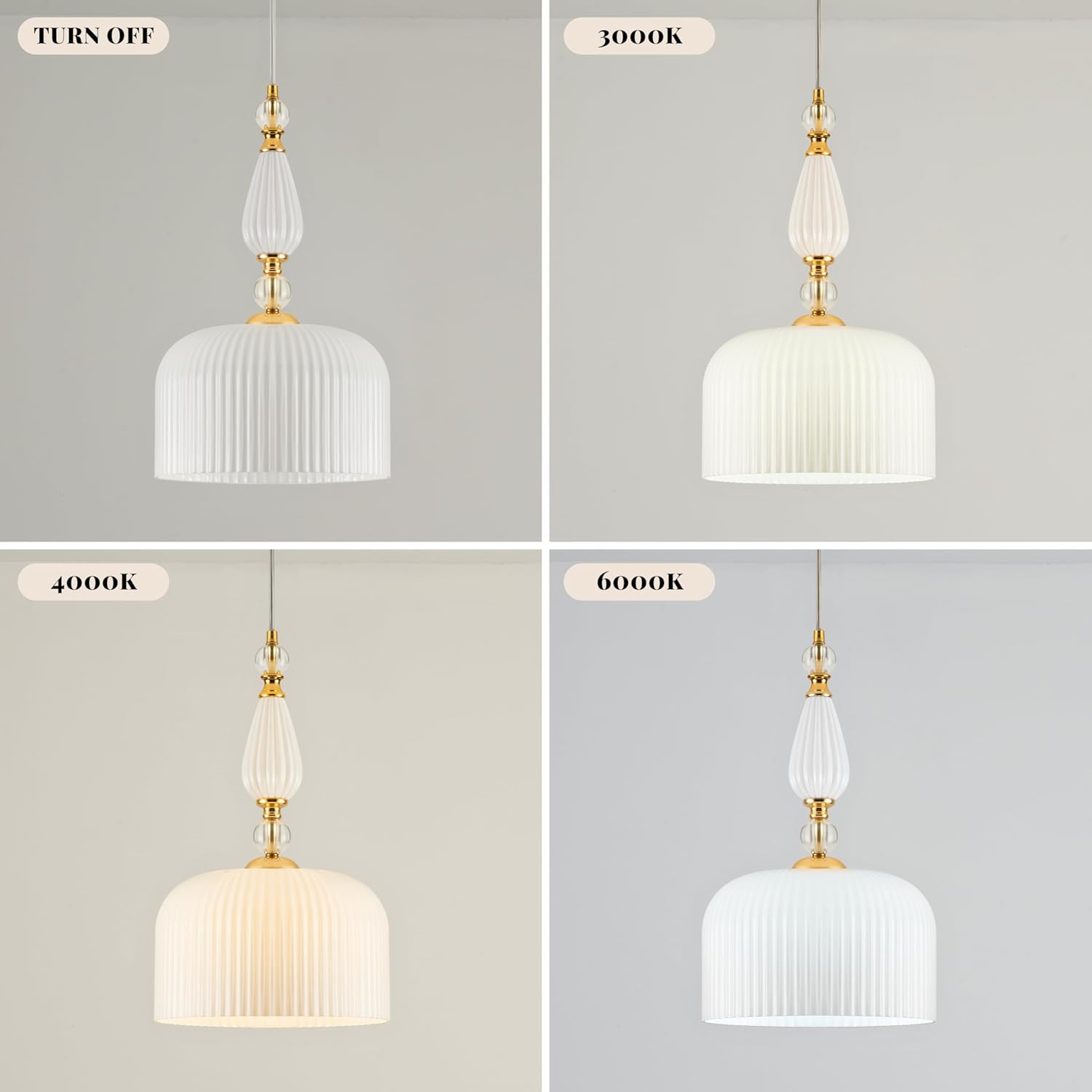 Adjustable pendant lights milk white kitchen island lights metal/glass/ceramics hanging lamp
