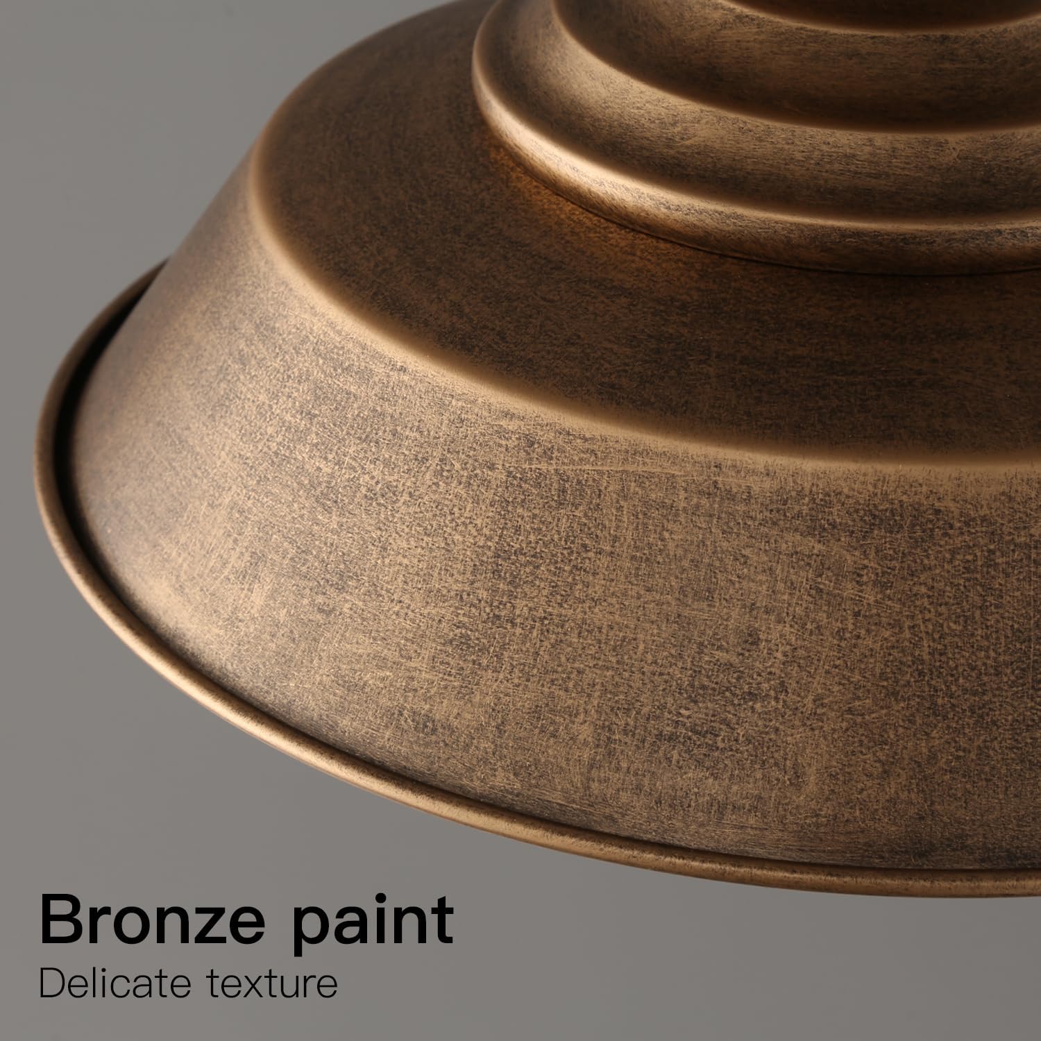 14.2 Inch dome porch light bronze pendant light metal hallway light