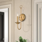 1 light wall sconce light bronze fixture light alloy steel bedroom light