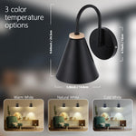 Led fixtures light black kitchen light iron wall light
