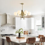 6 light chandelier light white pendant light flush metal mount light