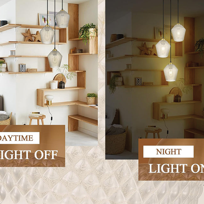3-light hanging light cognac glass pendant lights glass decoration light