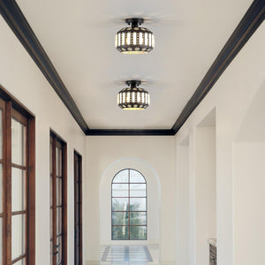 1 light entryway light black hallway light metal ceiling light