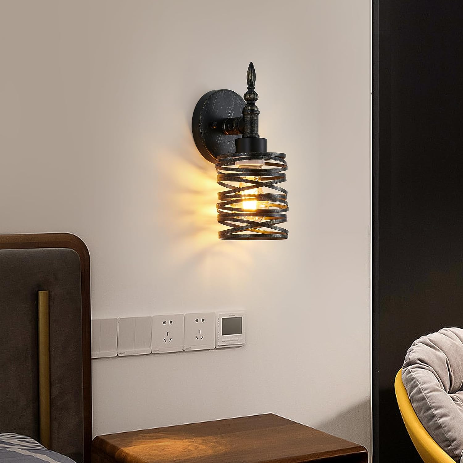 1-light porch light bronze kitchen light metal wall light