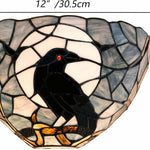 Tiffany wall light dark blue fixture light glass fixture light