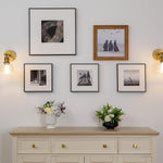 1-light wall light antique hallway light glass & metal vanity light