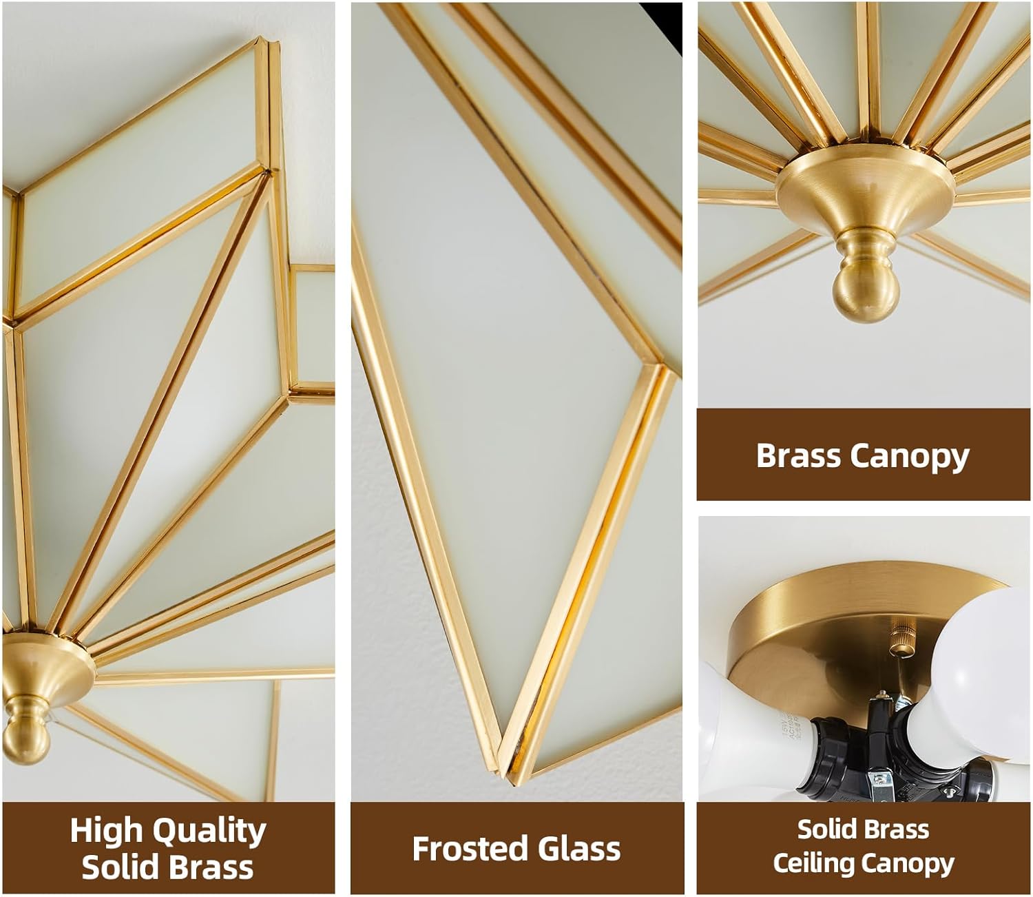 19.5 inch ceiling light gold kitchen light brass interior light