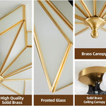 19.5 inch ceiling light gold kitchen light brass interior light