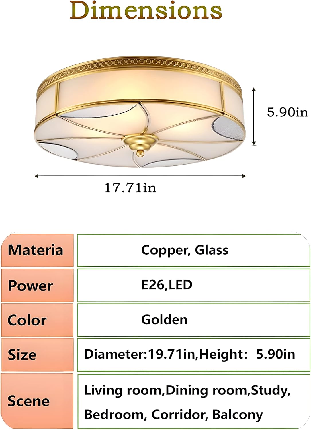 4 lights ceiling light glass fixture light metal bedroom lamp