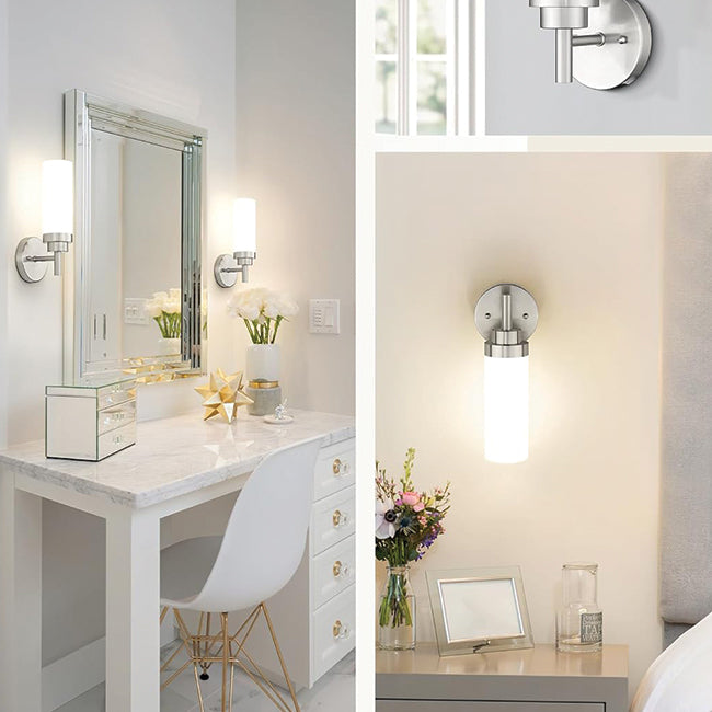2pk vanity light nickel wall light metal kitchen light