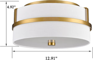 Vintage ceiling light gold proch light metal bedroom light