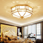 3-light ceiling light gold fixture light glass kitchen light