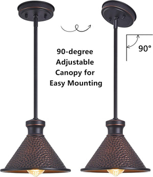 58”Hight adjustable hanging light aluminum metal kitchen light oil-rubbed bronze pendant light