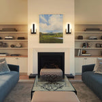 Led  2 pack wall light black hallways light metal bedrooms light