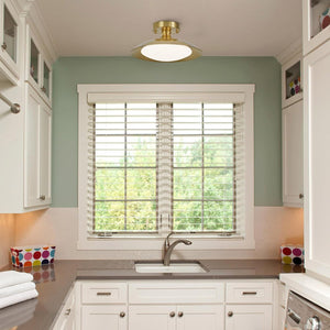 Led ceiling light brass hallway light metal, acrylic kitchen light