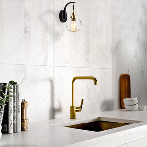 1-light wall light clear fixture light glass, metal vanity light
