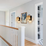 Bohemian bathroom light rattan wall light hemp rope,metal fixtures light