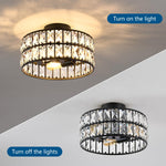 3-light chandelier light black bedroom light metal,crystal kitchen light