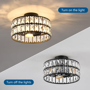 3-light chandelier light black bedroom light metal,crystal kitchen light