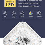 12 inch LED ceiling light black ceiling lamp with frosted glass shade