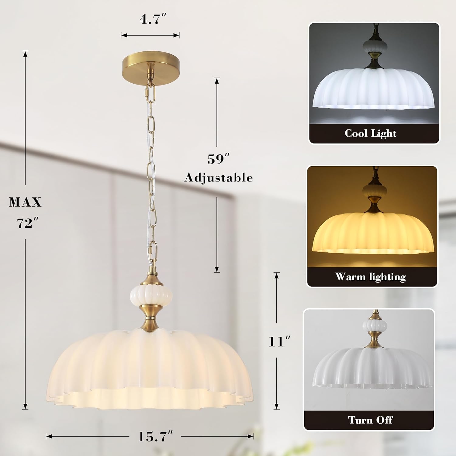 Adjustable pendant light black&gold bedroom light metal floral light