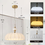 Adjustable pendant light black&gold bedroom light metal floral light