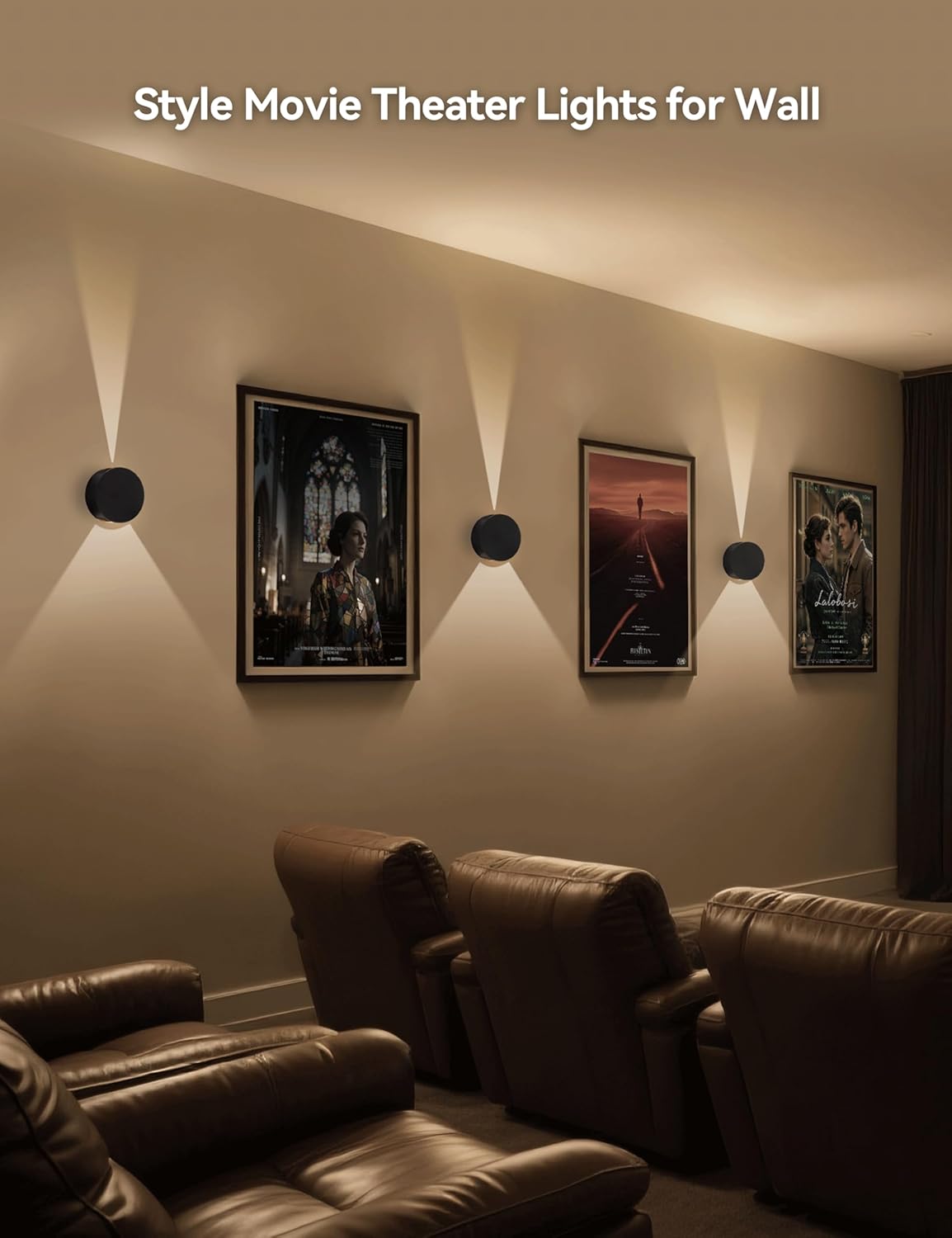 Led wall light black hallway light plastic mount light