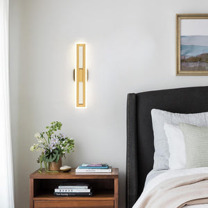 24 Inch Wall Light Gold mounted light Plastic, Metal bathroom light