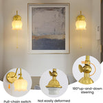 Set of two bathroom light white bedroom light resin wall light