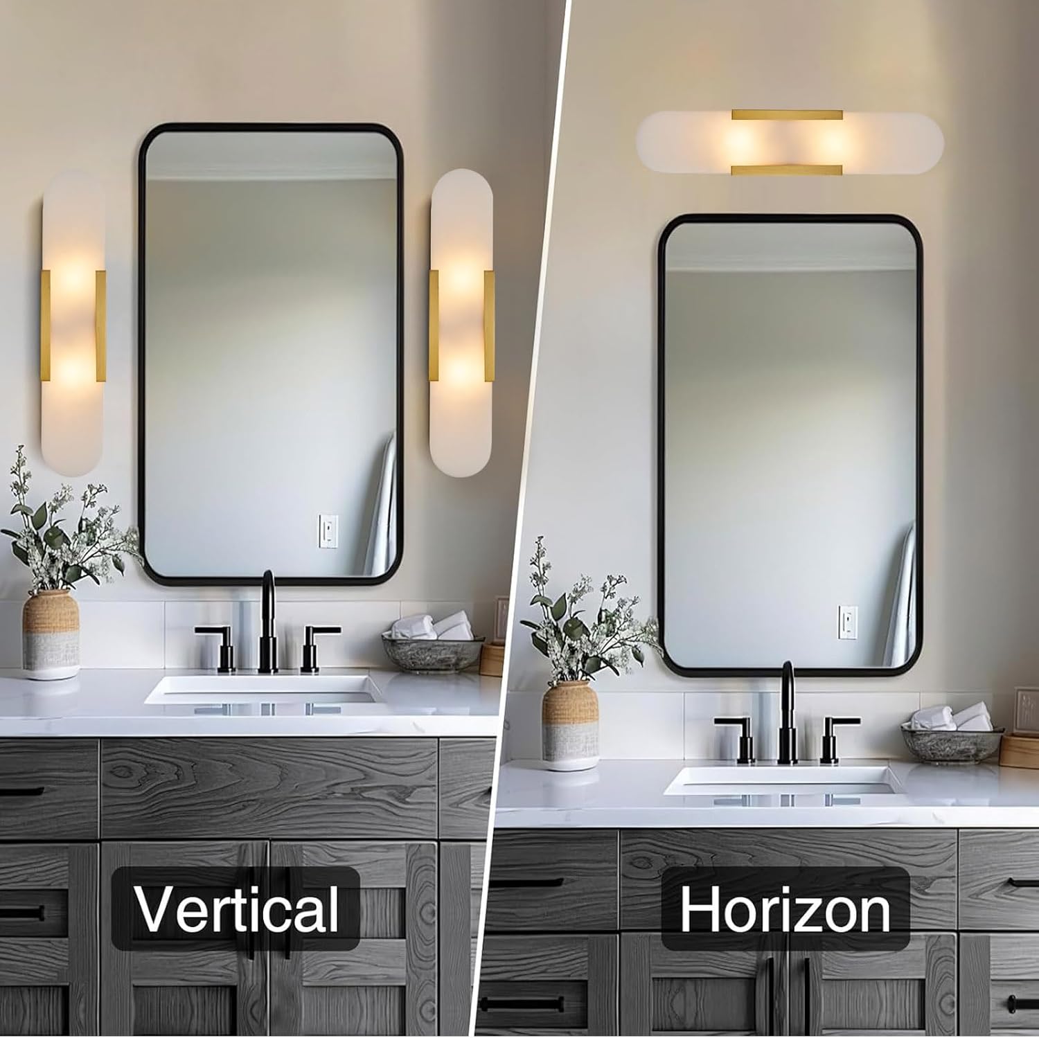 Led bedroom light gold vanity light metal wall light