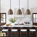 10in dome kitchen light wood black fixture light metal pendant light