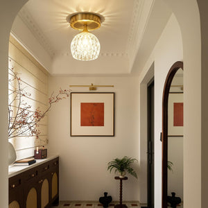Modern entryway light brass kitchen light brass, crystal ceiling light