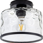 Industrial ceiling light black porch light glass, metal kitchen light