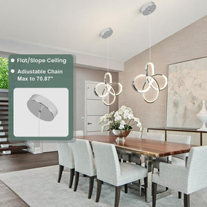 1 pack adjustable hanging light chrome pendant light aluminum bedroom light