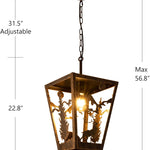 Industrial kitchen light bronze fixture light metal pendant light
