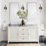 1-light wall light clear fixture light glass, metal vanity light