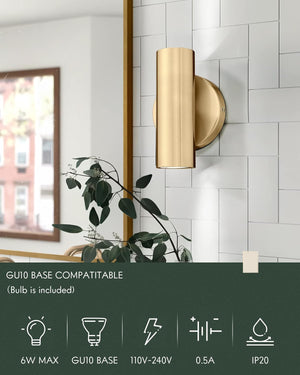 2-light wall light gold bedroom light metal corridor light