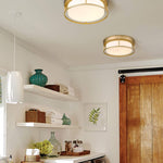 12 inch modern ceiling light fixture glass round ceiling lamp with gold finish