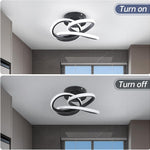 Led ceiling light black bedroom light aluminum balcony light